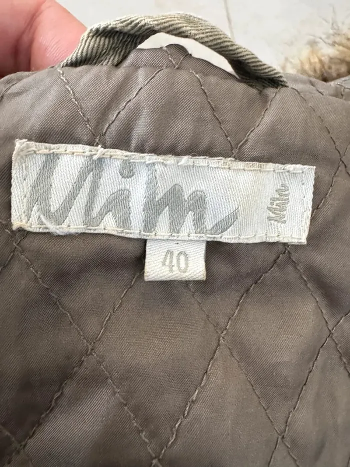 Manteau vert MiM, taille 40, bon état - photo numéro 6