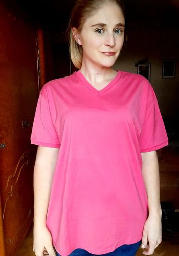 T-shirt La redoute rose XXL neuf