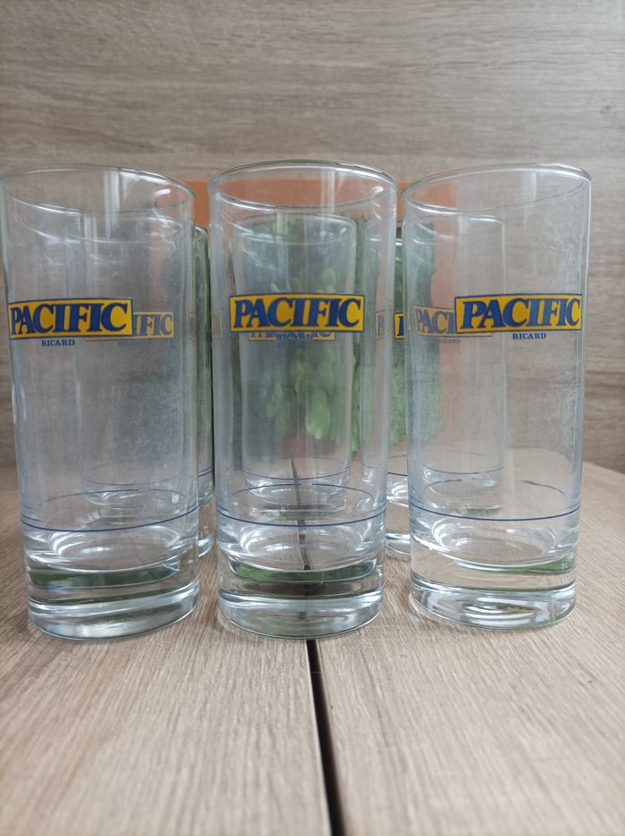 Lot 6 verres pacific Ricard - photo numéro 3