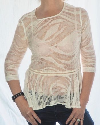 très jolie blouse Roseanna vu sur Audrey Lombard