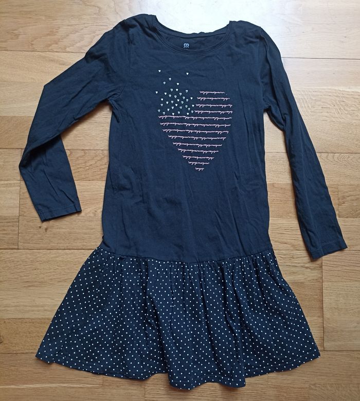 Robe manches longues en coton 8 ans