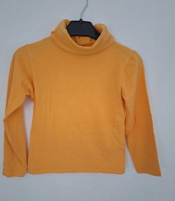 Col roulé moutarde