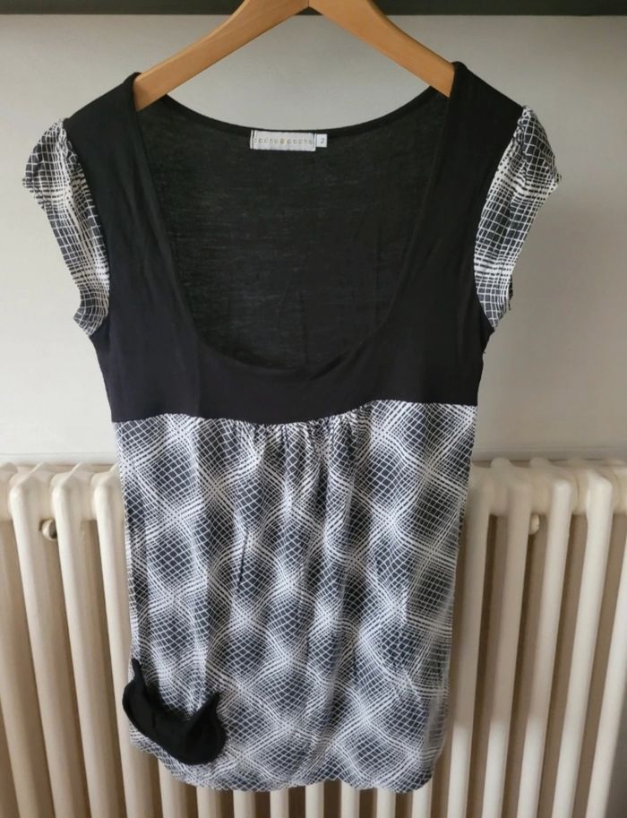 Tee-shirt coupe empire taille 38