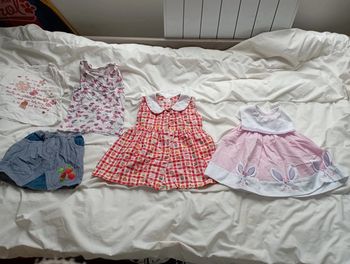 Lot 5 vêtements 18 mois été fille marques diverses