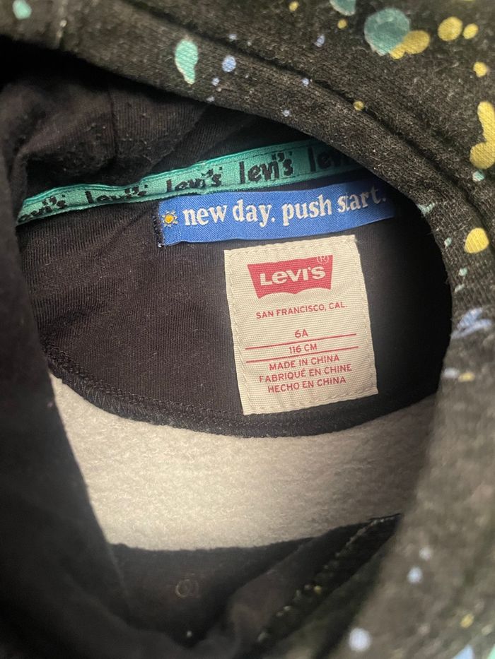 Sweat Lévis 6 ans /116 centimètres stylé graffiti - photo numéro 7