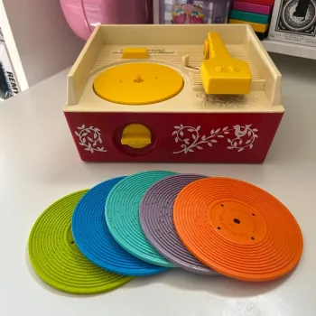 Tourne-disque fisher-price vintage