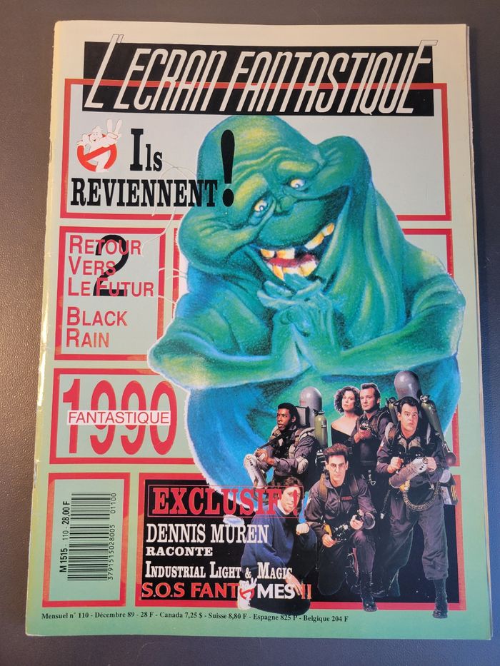L'écran fantastique # 110 - Décembre 1989
SOS Fantômes 2
Retour vers le futur 2