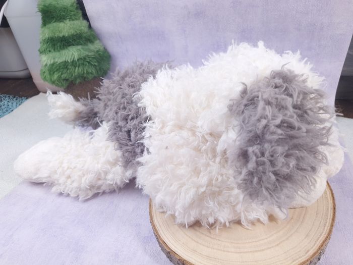 Peluche Jellycat chien de berger very cute Floofie Sheepdog pet - photo numéro 5