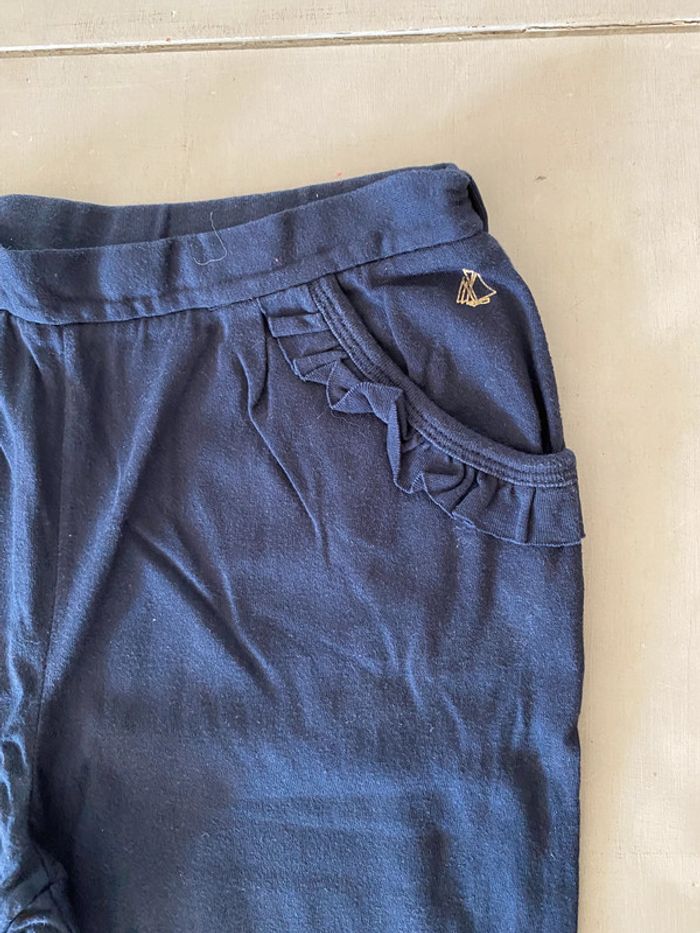 Pantalon Petit Bateau bleu marine 12 ans pantalon de jogging - photo numéro 5