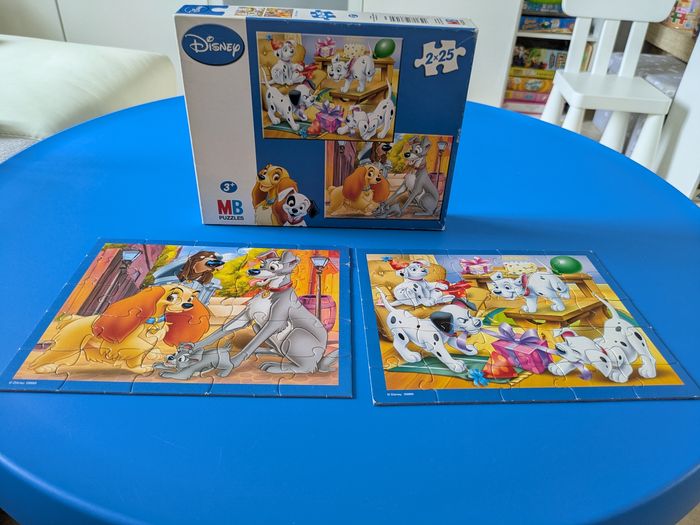 Puzzles Disney la Belle et le Clochard et les Dalmatiens