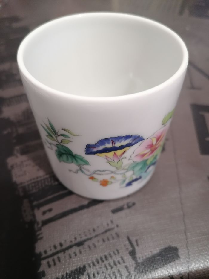 Gobelet porcelaine décorée - photo numéro 3