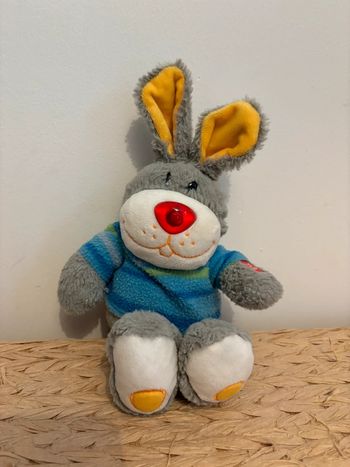 Peluche lapin musical