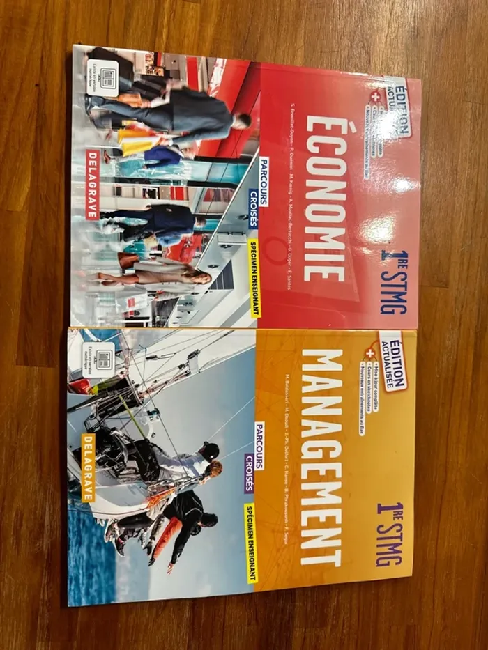 Lot de 2 livre 1re STMG économie et management