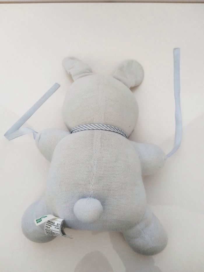 Peluche doudou lapin 🐰 Benetton - photo numéro 2