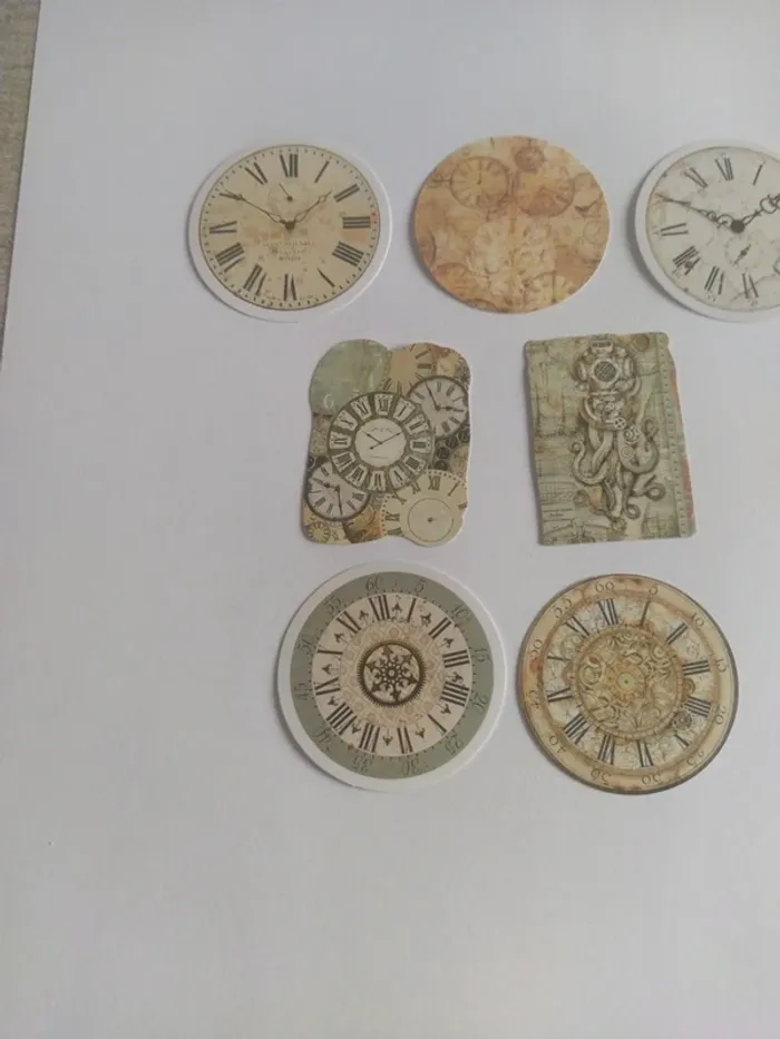 Lot de stickers thème horloge (lot C) - photo numéro 2