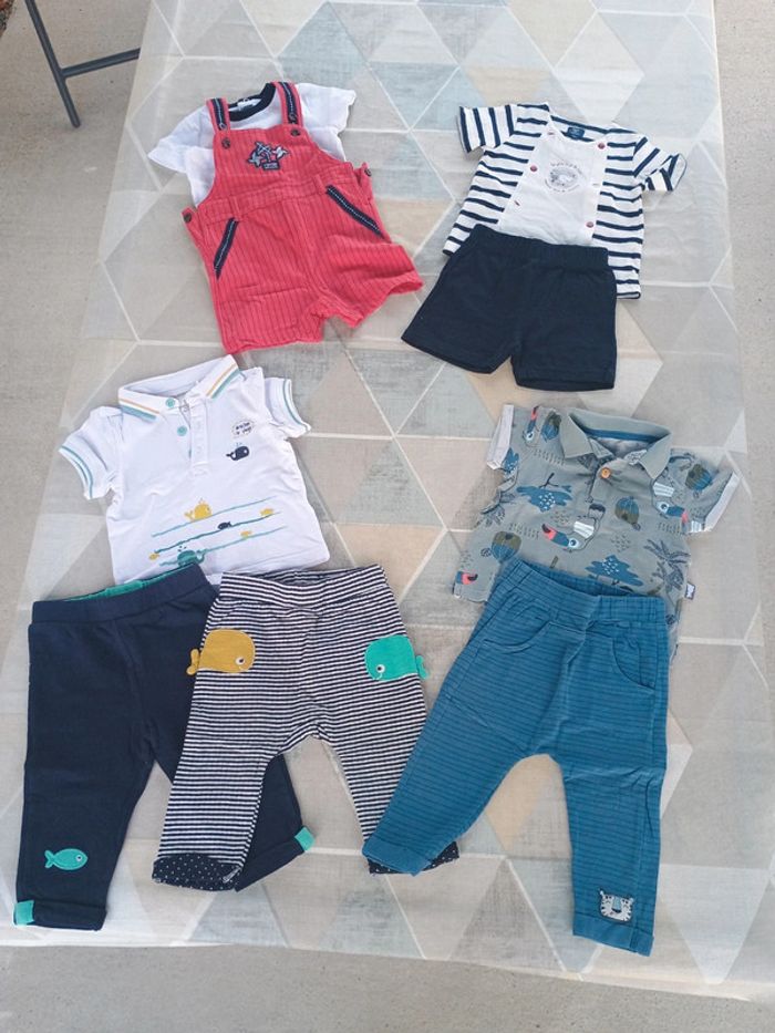 Lot de 4 ensemble garçon 9 mois