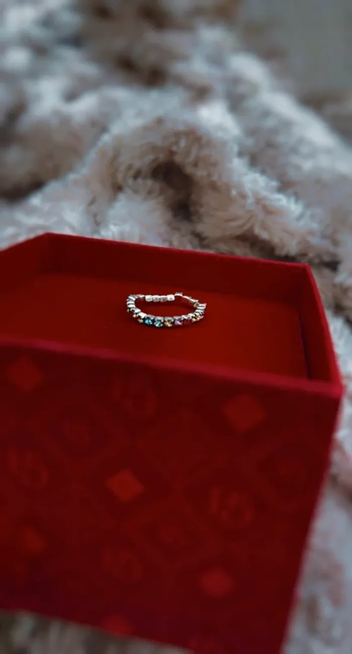Bague à strass élastique 💍 - photo numéro 4