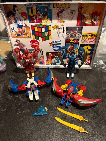 Lot robot vintage bootleg transformer