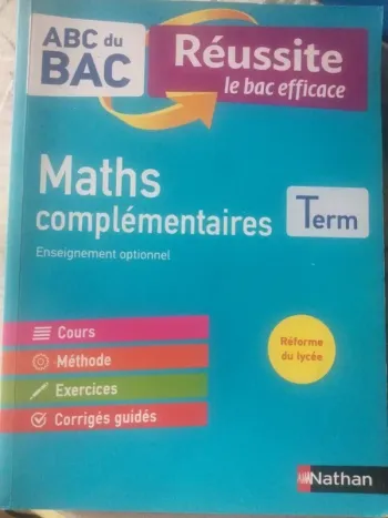 Maths complémentaires Terminale