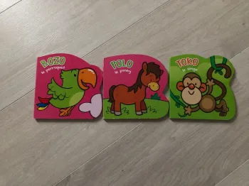 Lot de 3 livres animaux