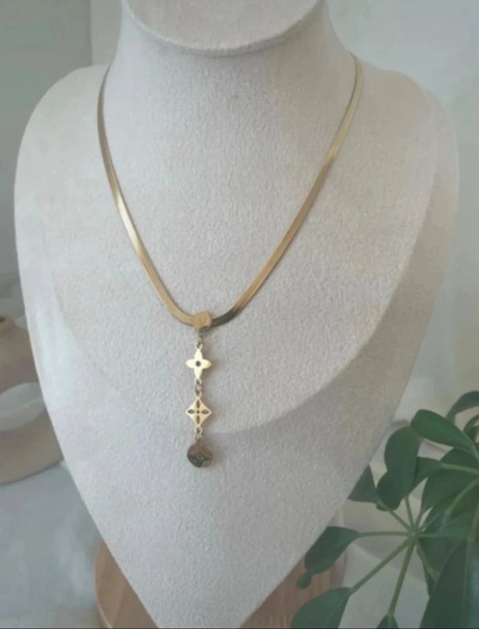 Collier tendance acier inoxydable