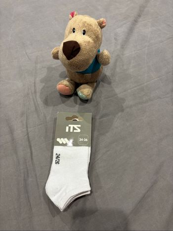 Lot chaussettes courtes blanches 24-26 – Neuf