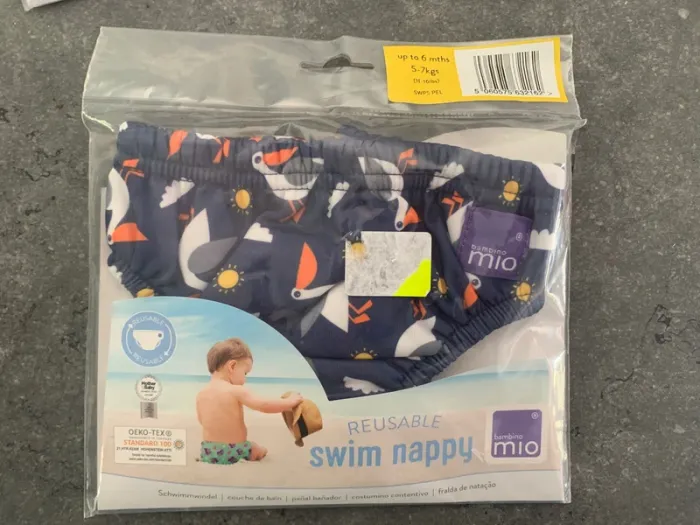 Culotte de bain neuve, couche lavable piscine
