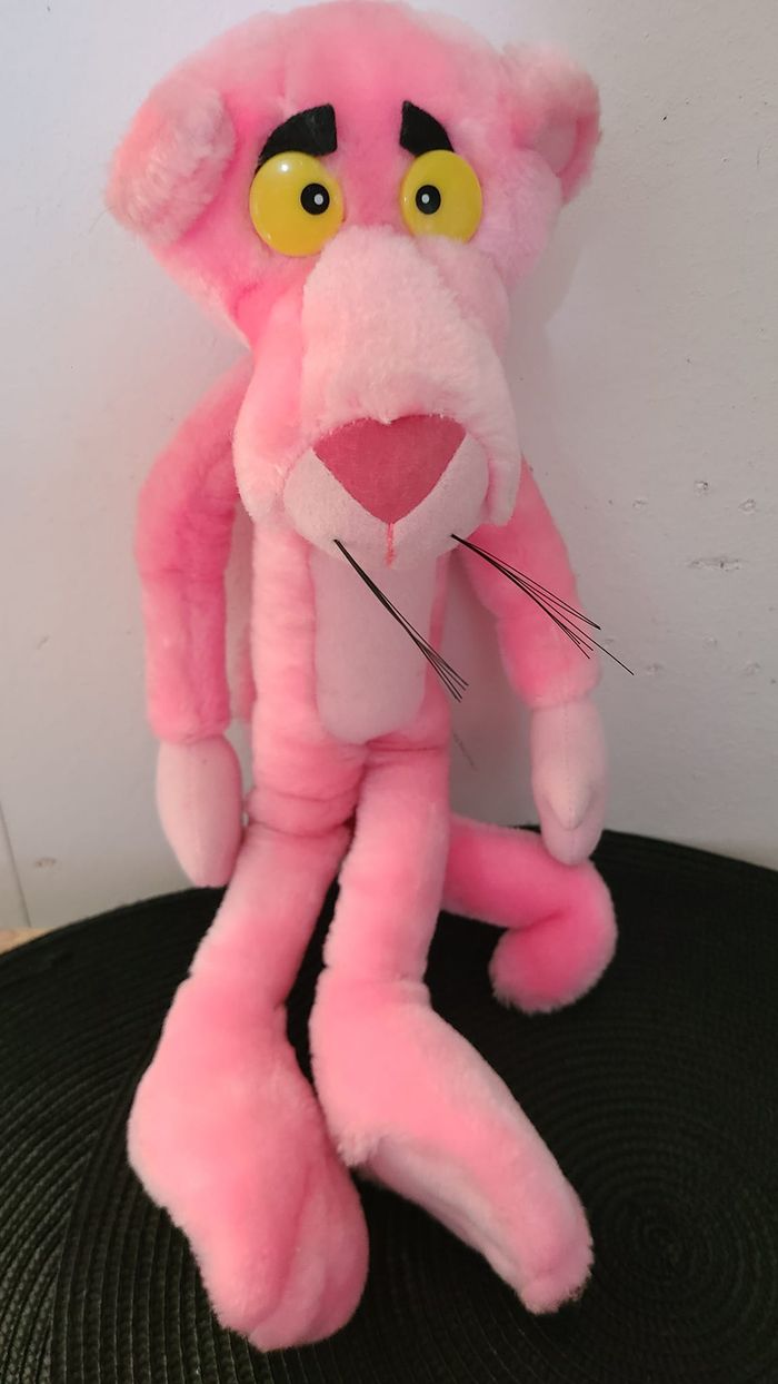 peluche 45 cm panthère rose ideal 1995 the pink panther - photo numéro 6