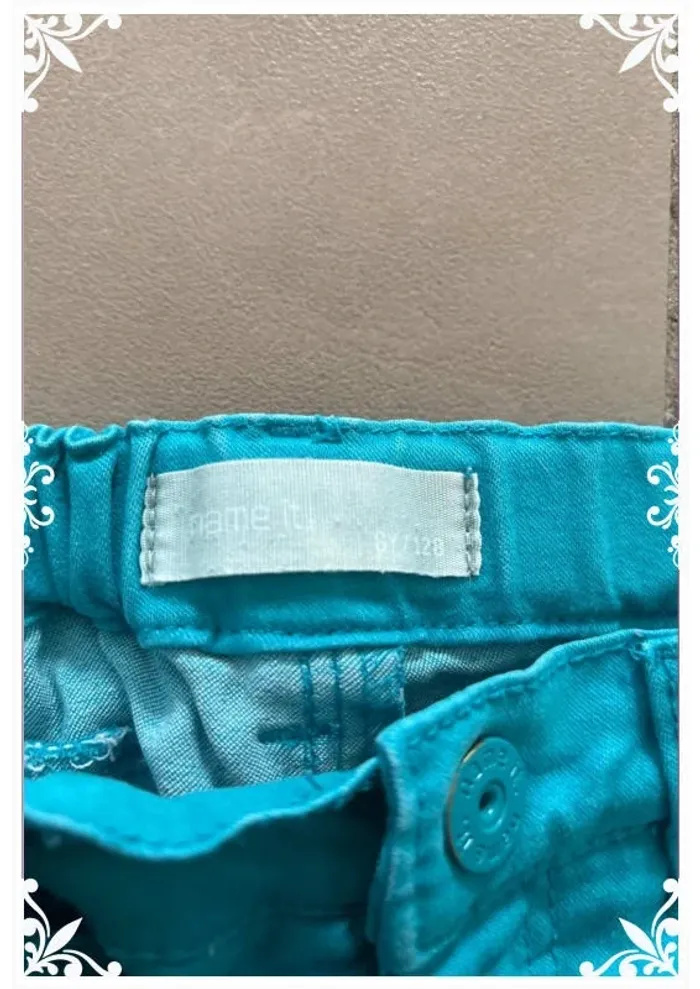 Jean bleu slim enfant fille taille 8 ans name it - photo numéro 4