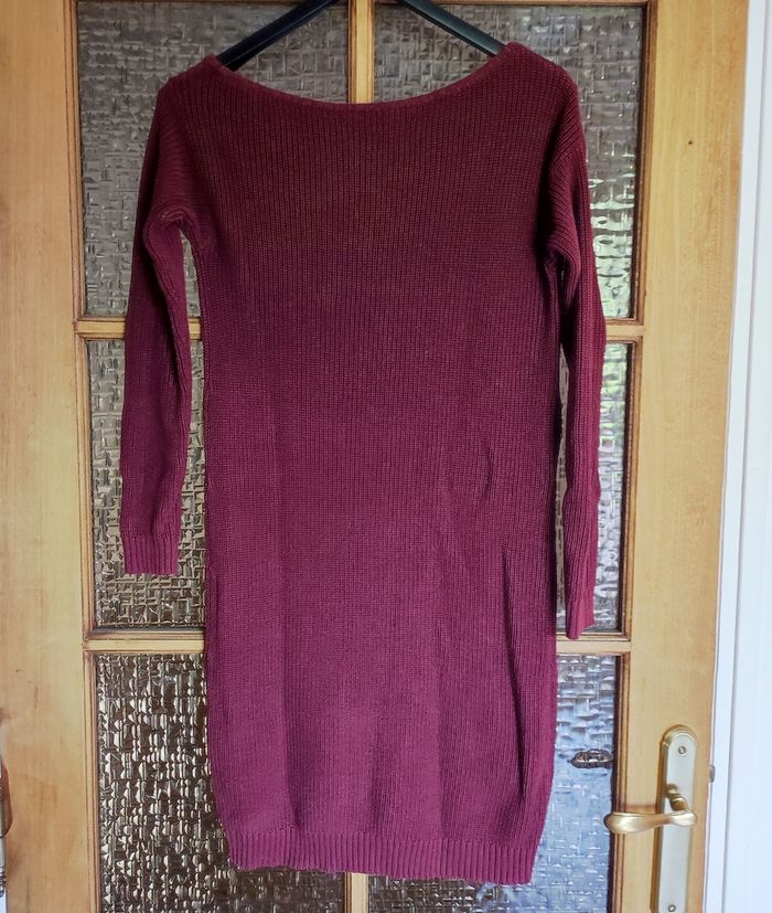 Robe pull  cerise - photo numéro 3