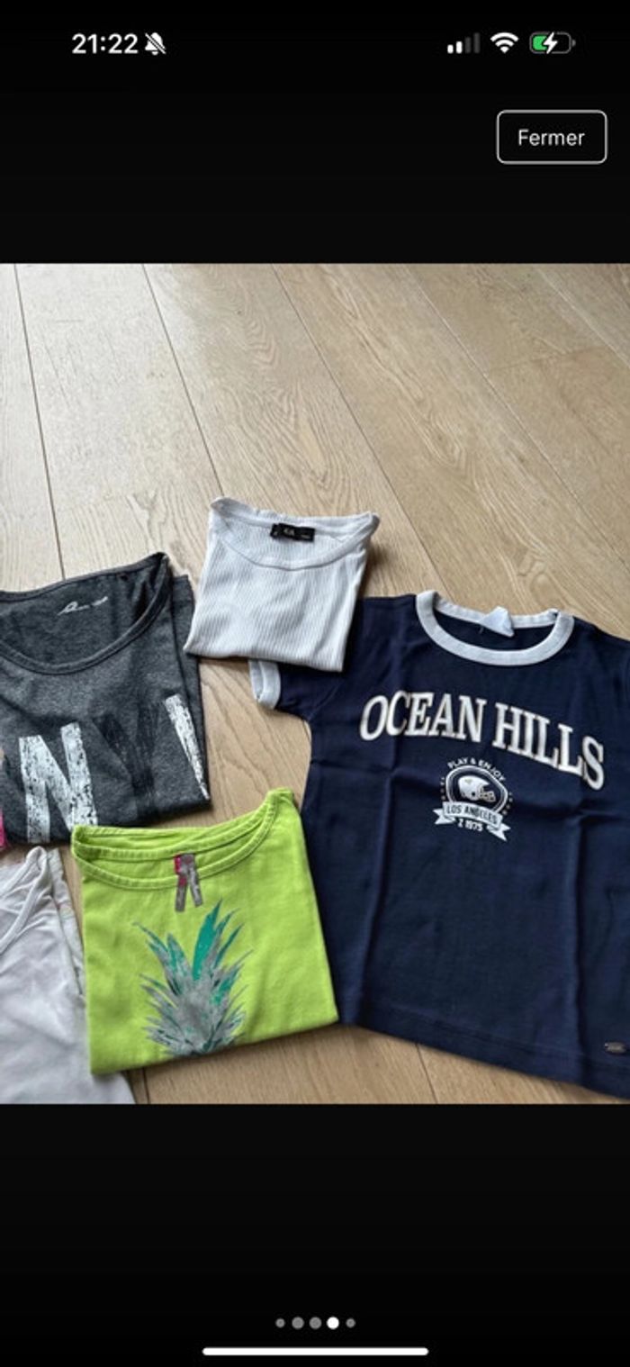 Lot de t-shirt fille - photo numéro 4