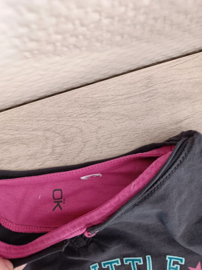 T-shirt fille Okaïdi 4 ans très bon état - photo numéro 2