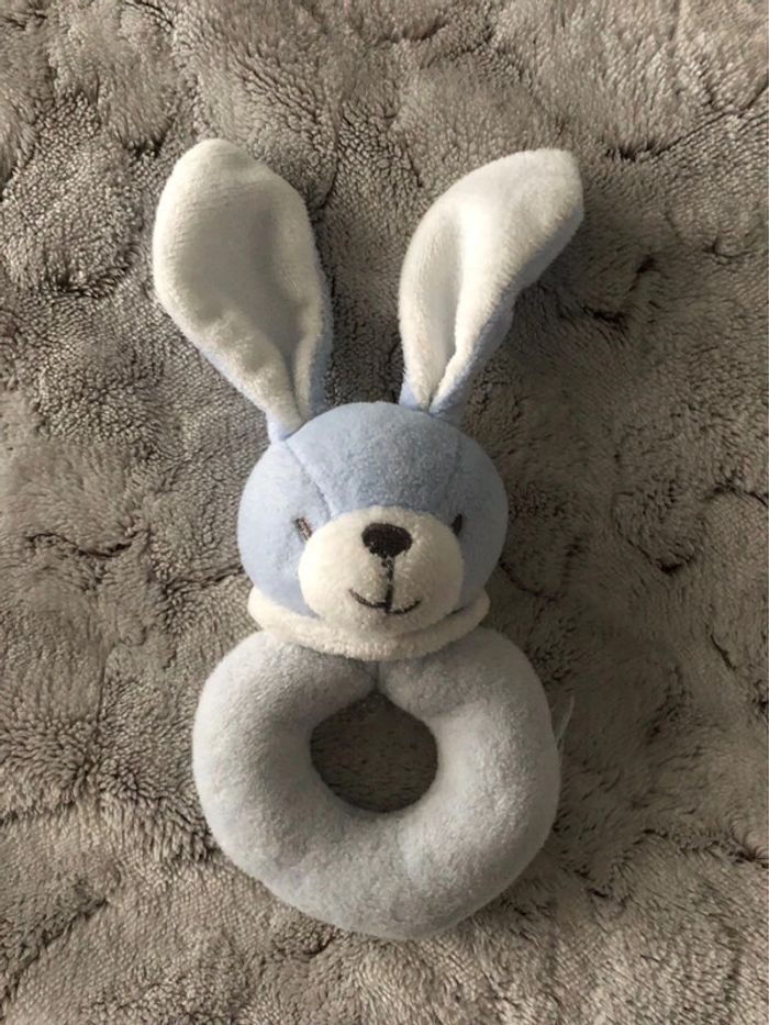 Doudou hochet lapin