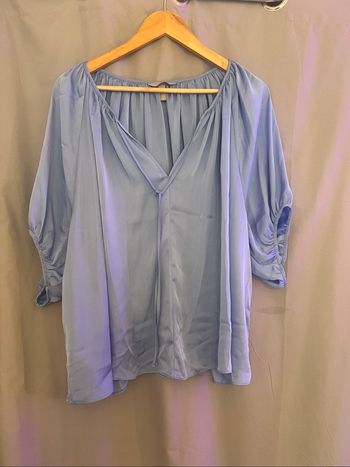 BLOUSE À NOUER OVERSIZE