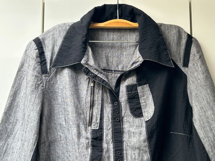 Gilet gris à épaulettes un point c'est tout - Taille XXL - photo numéro 2