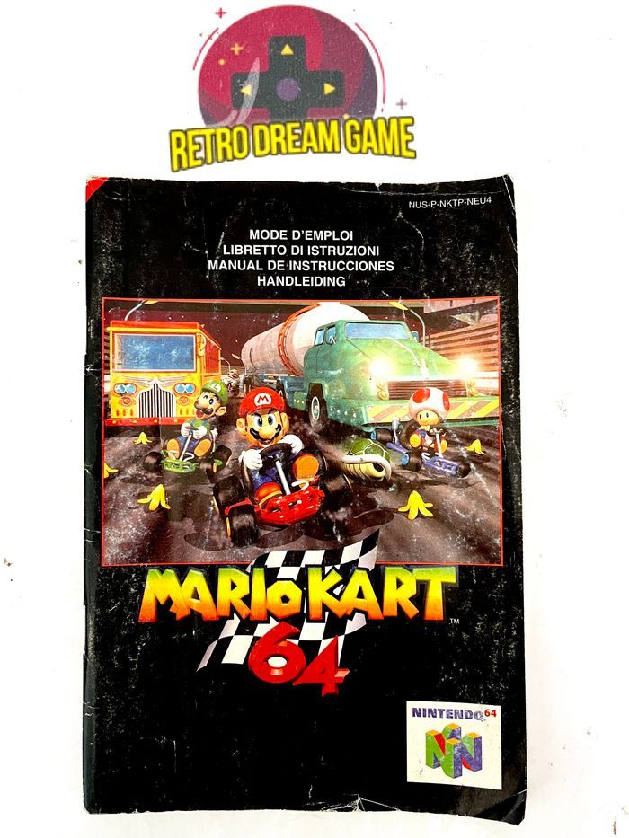 Notice Mario kart 64 Seulement la notice