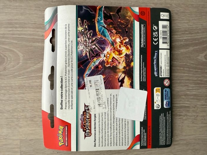 Tripack Pokémon Flammes Obsidiennes Évoli - photo numéro 2