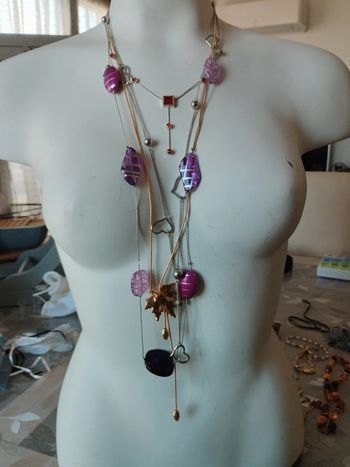 Lot de 4 colliers fantaisie