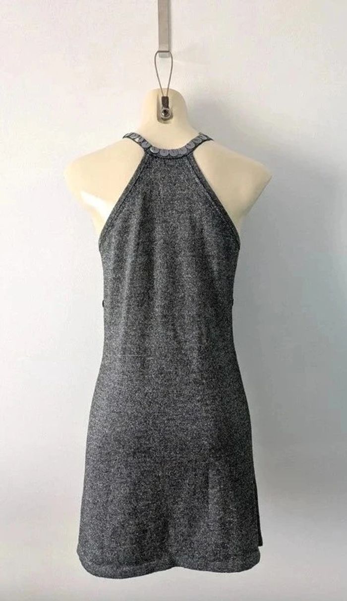 Tunique grise à paillettes - Yaya - taille S - photo numéro 2