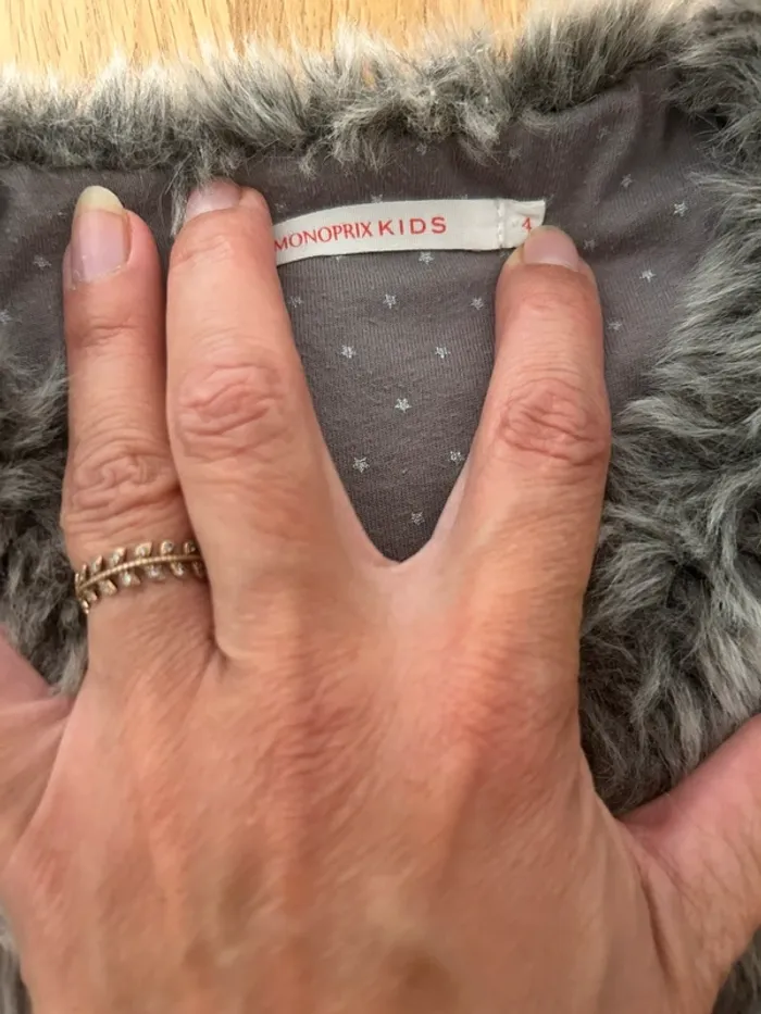 Gilet fausse fourrure 4 ans Monoprix - photo numéro 2