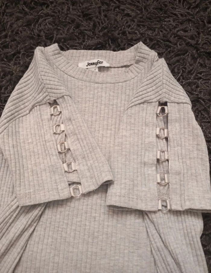 T-shirt gris - photo numéro 6