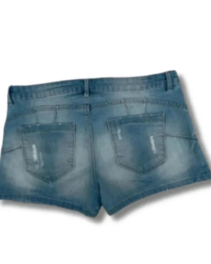 Mini short femme taille 42 – effet usé – Très bon état - photo numéro 4