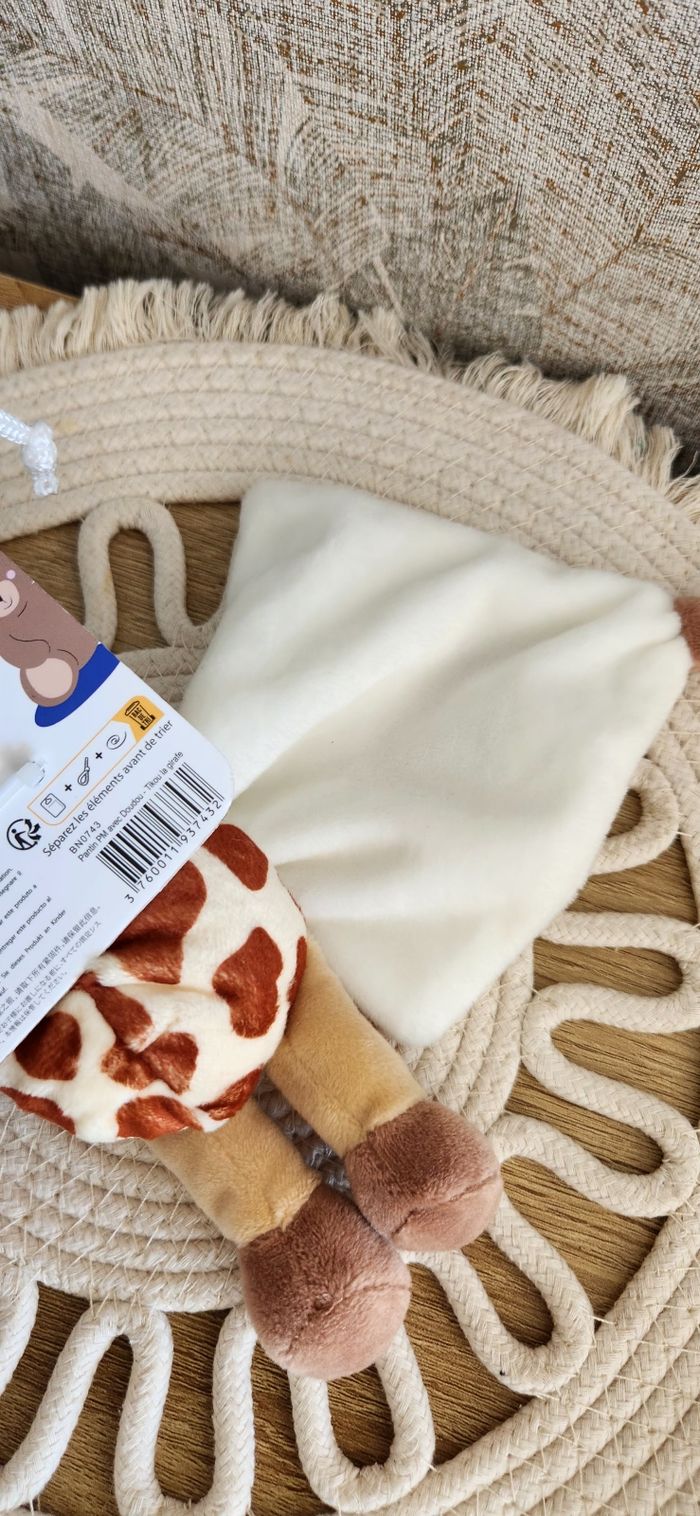 Doudou Lange Bébé Girafe Baby Nat - photo numéro 8