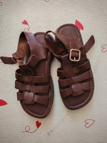 Sandales marron Zara