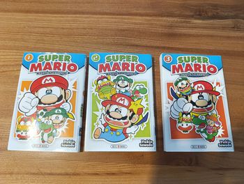 Lot de trois manga Mario