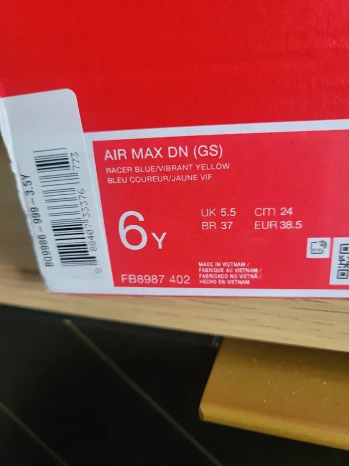 Nike Dn T38,5 GS 100% Authentique - photo numéro 13