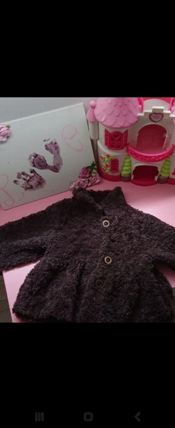 Manteau effet doux 18 mois
