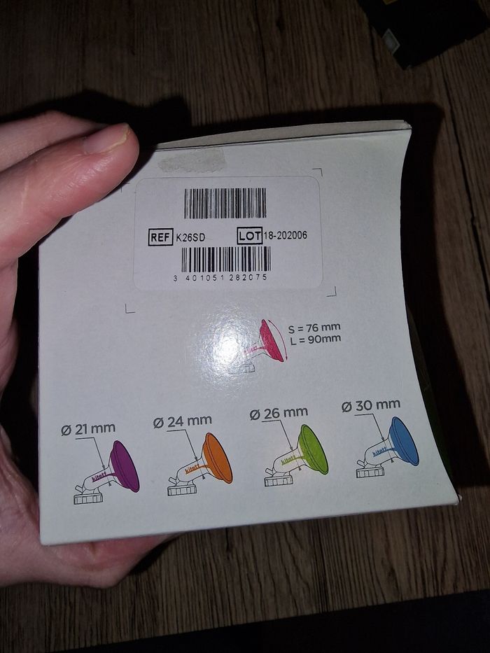 Kit de téterelle pour tire lait kitett - photo numéro 2