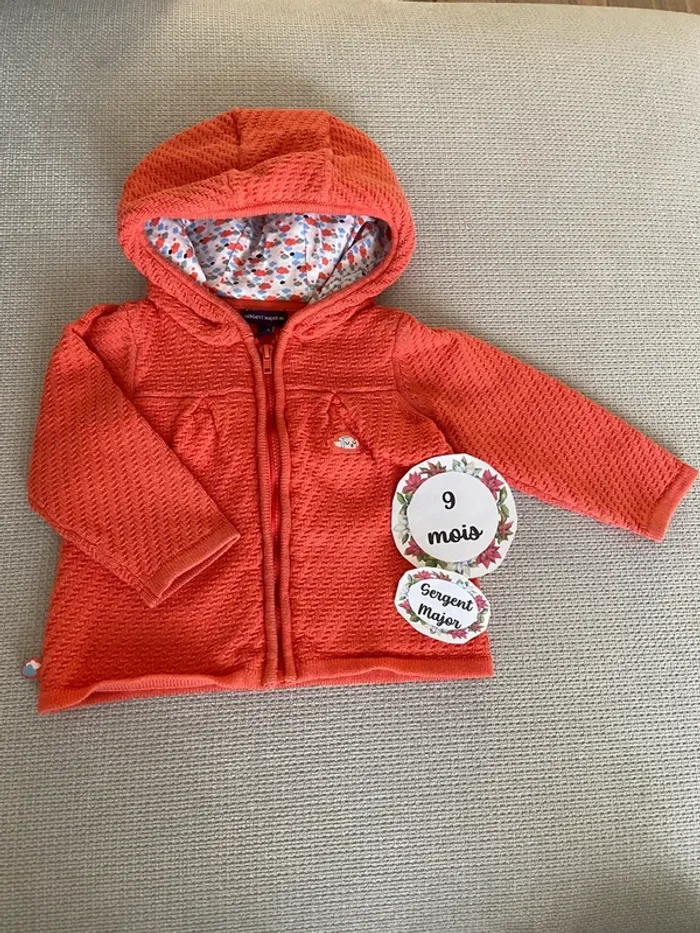 Gilet zippé Sergent Major 9 mois