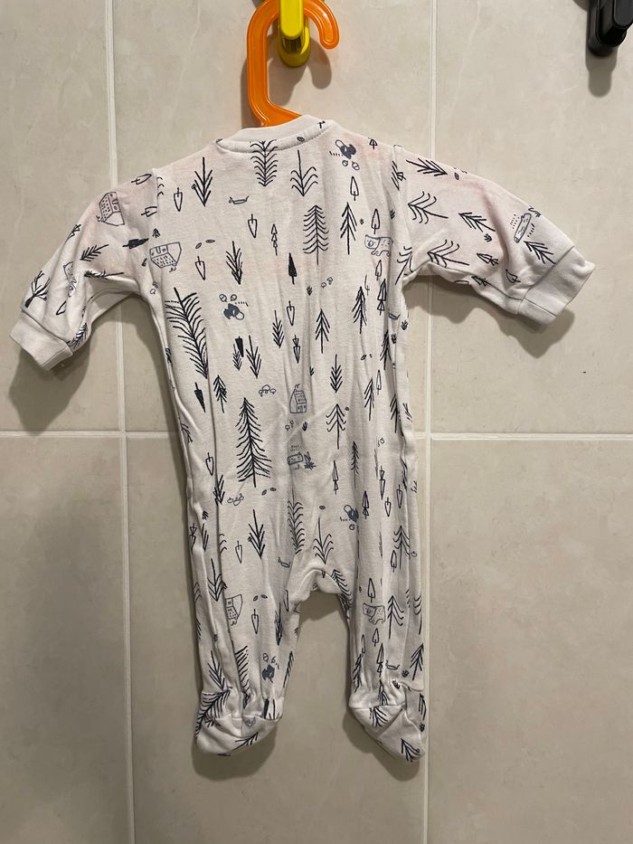 Pyjama léger 1/2 mois bébé mixte - photo numéro 2